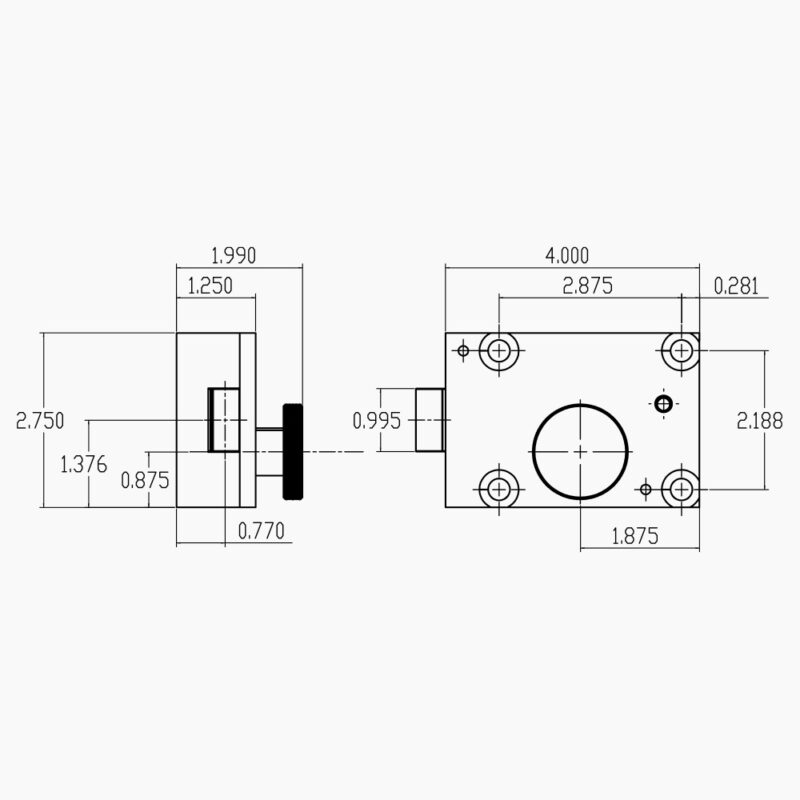 19 Mechanical Thumbturn