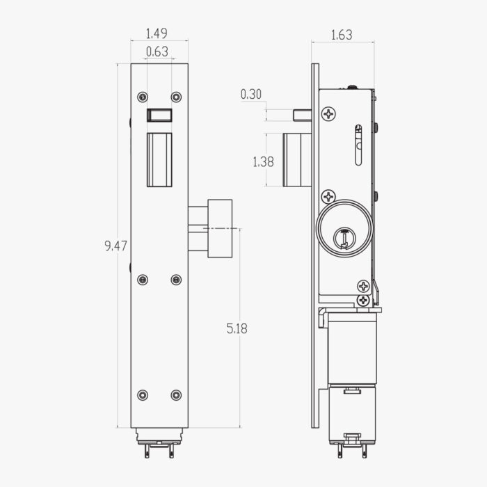 400M Motor-Operated Deadlatch - SteelCell Locks